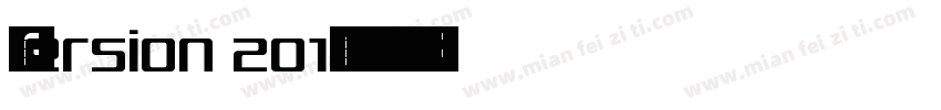Version 201字体转换